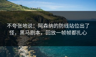 不夸张地说：阿森纳的防线站位出了怪，黑马剧本，回放一帧帧都扎心