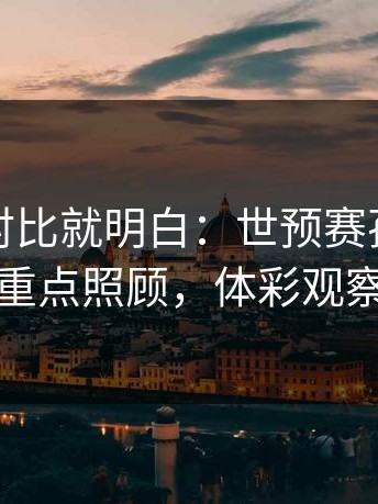 数据一对比就明白：世预赛孙兴慜被重点照顾，体彩观察